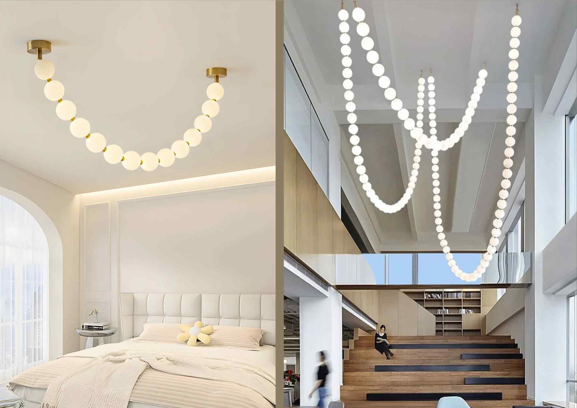 Beyond Lights - Beaded Ceiling Light