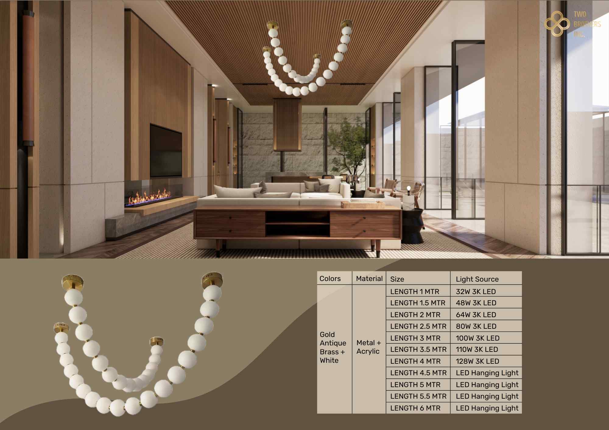 Beyond Lights - Beaded Chandelier Light