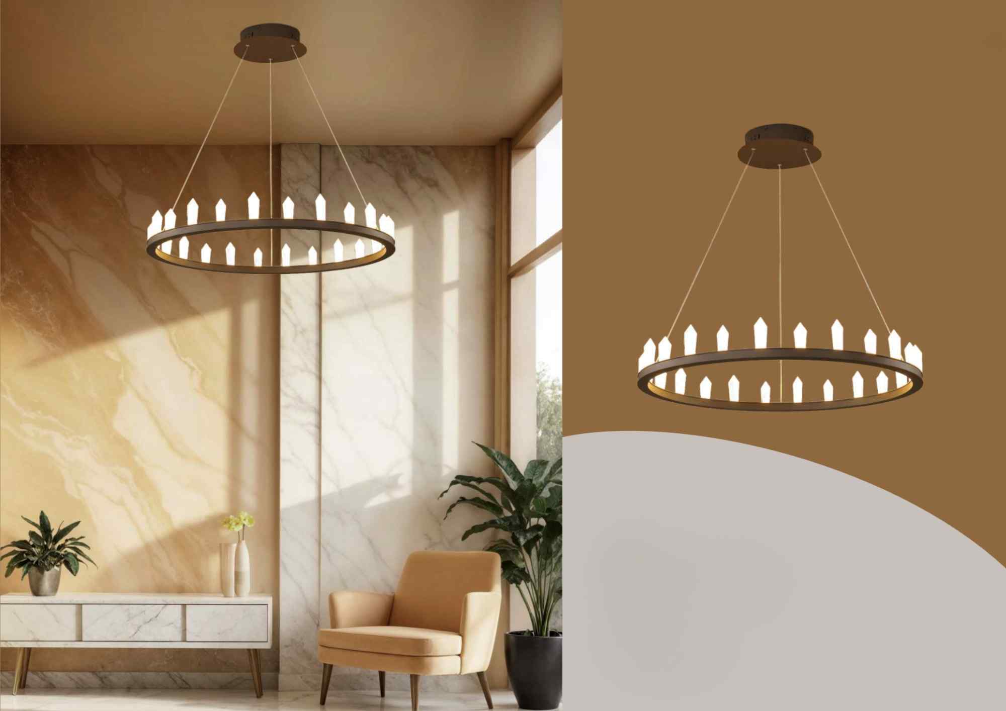 Beyond Lights - Ring Chandelier Light