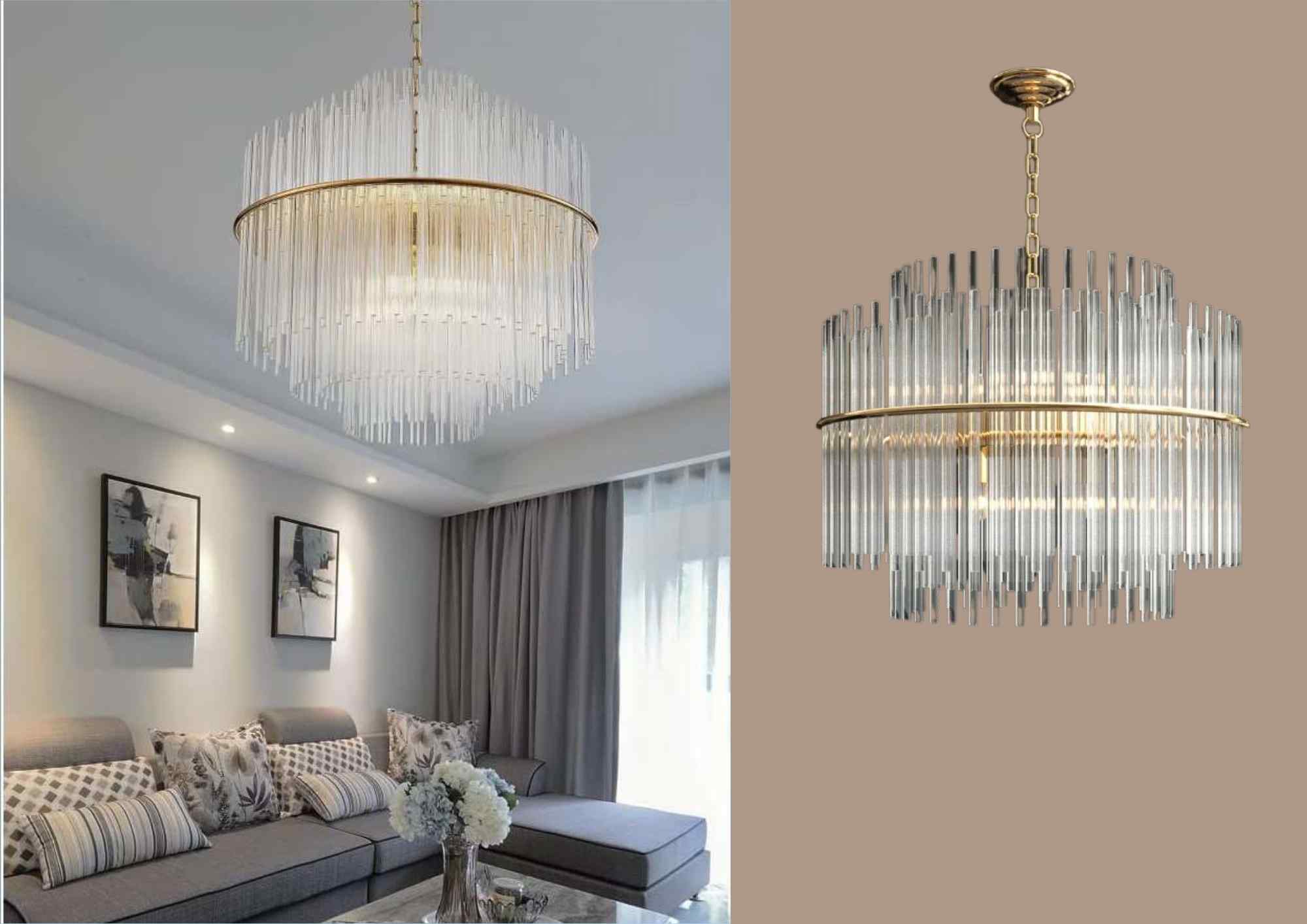 Beyond Lights - Crystal Chandelier Light