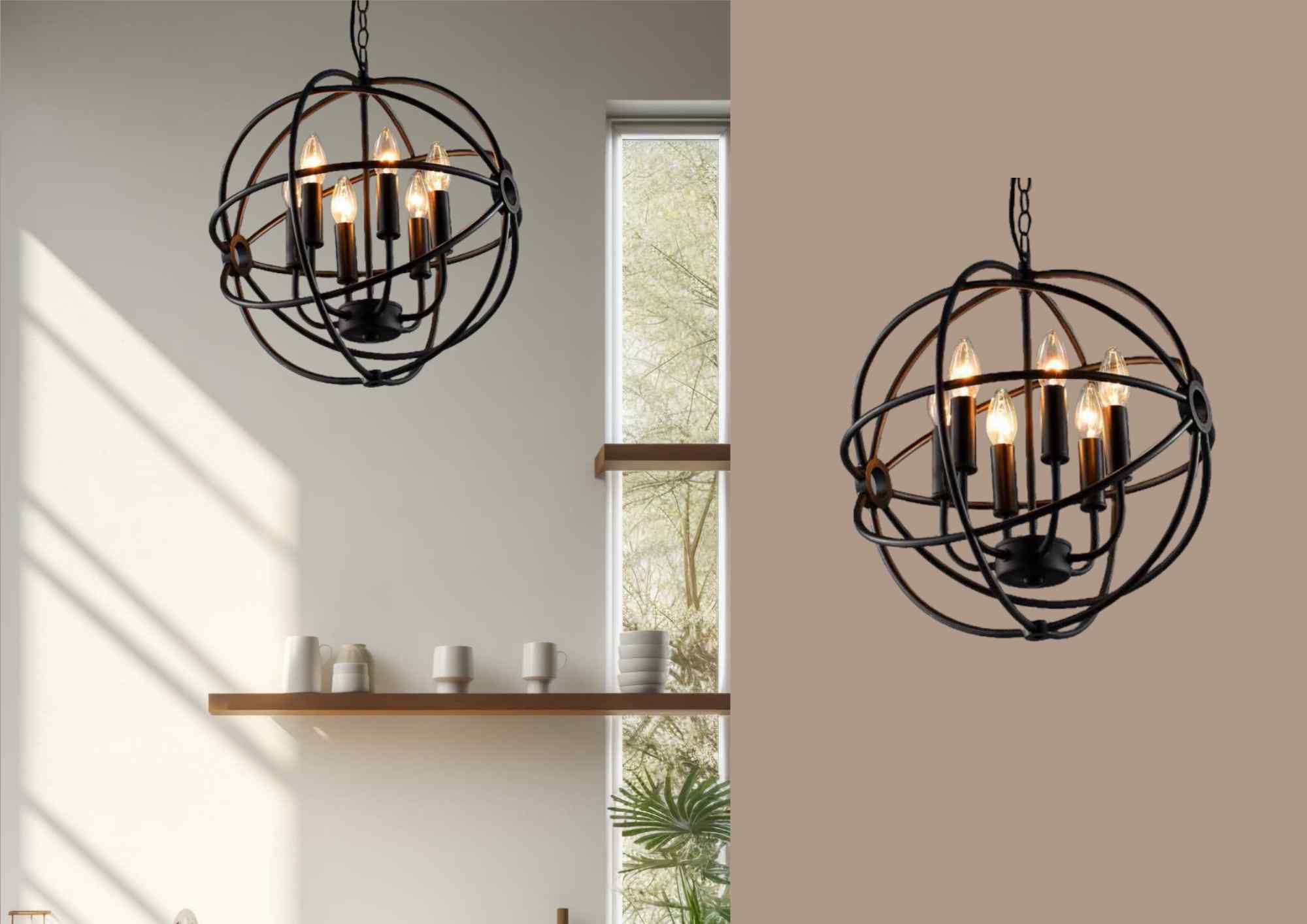 Beyond Lights - Orb Chandelier Light