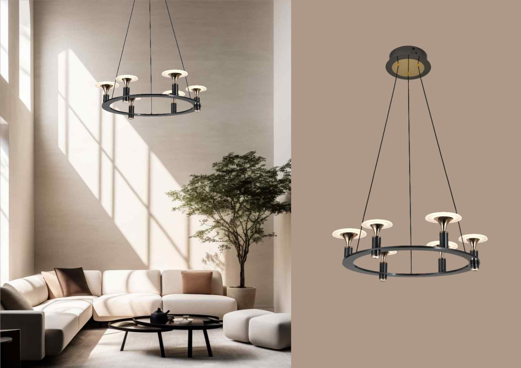 Beyond Lights - Ring Chandelier Light