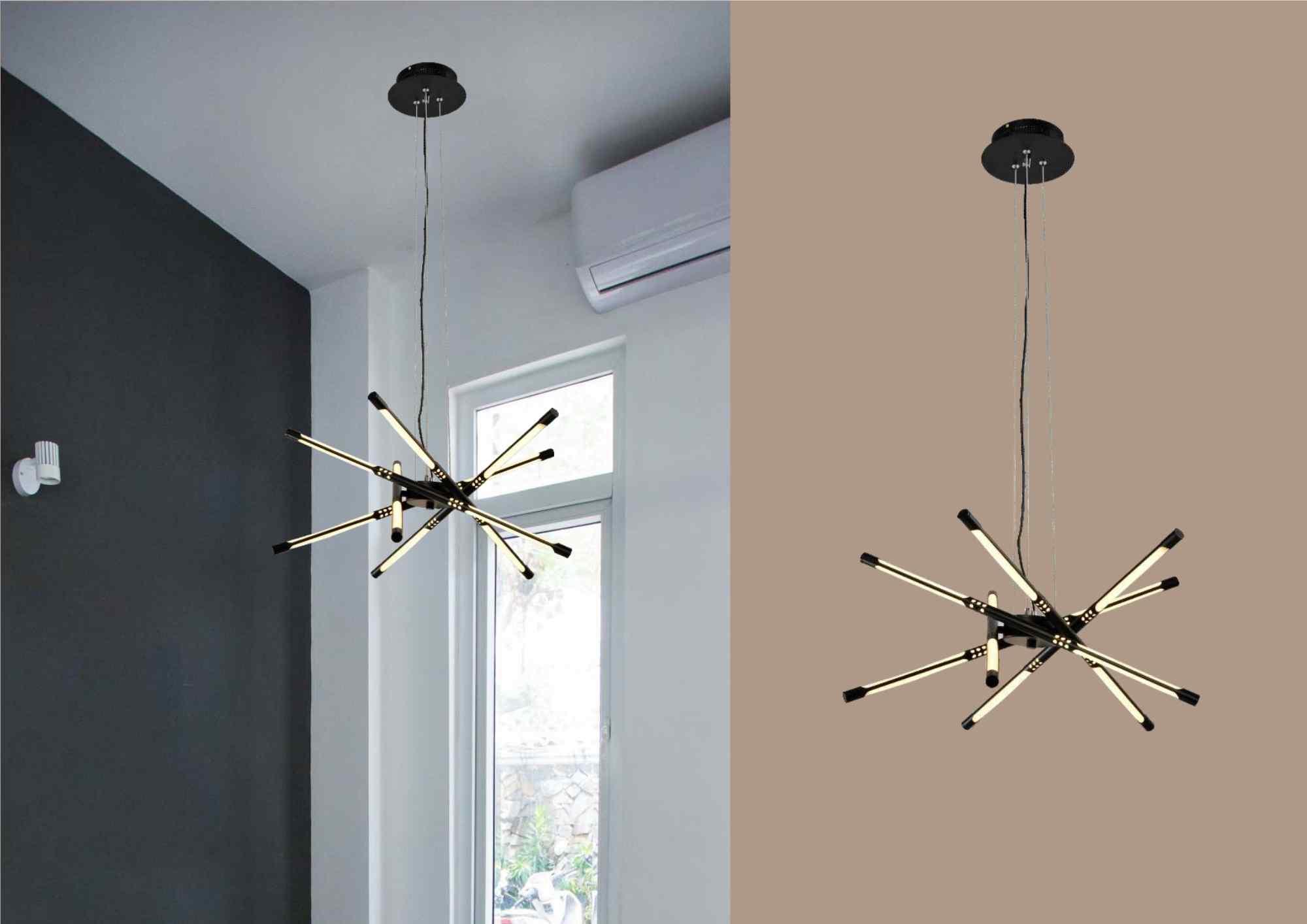 Beyond Lights - Modern Sputnik Chandelier