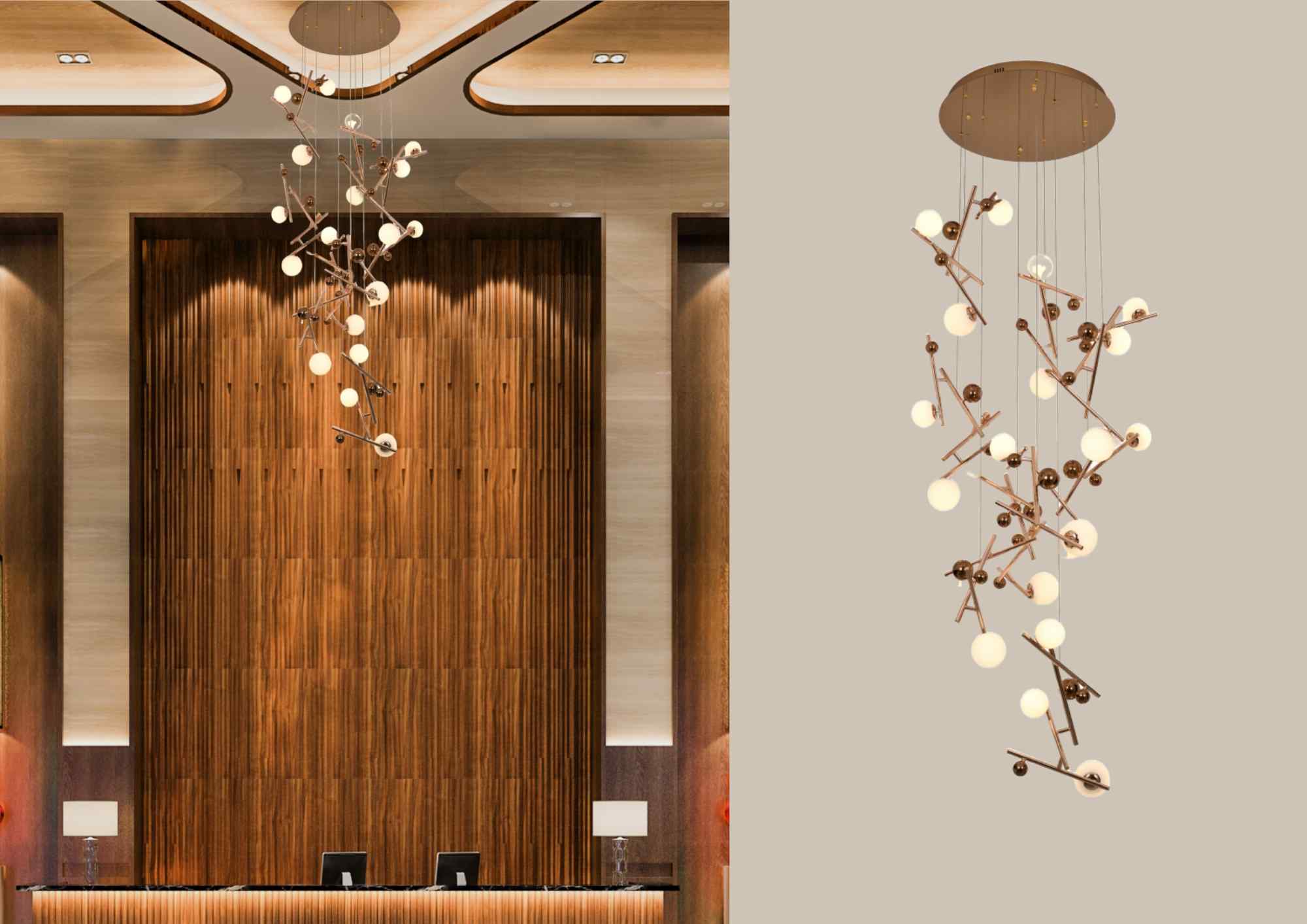 Beyond Lights - Orb Chandelier Light