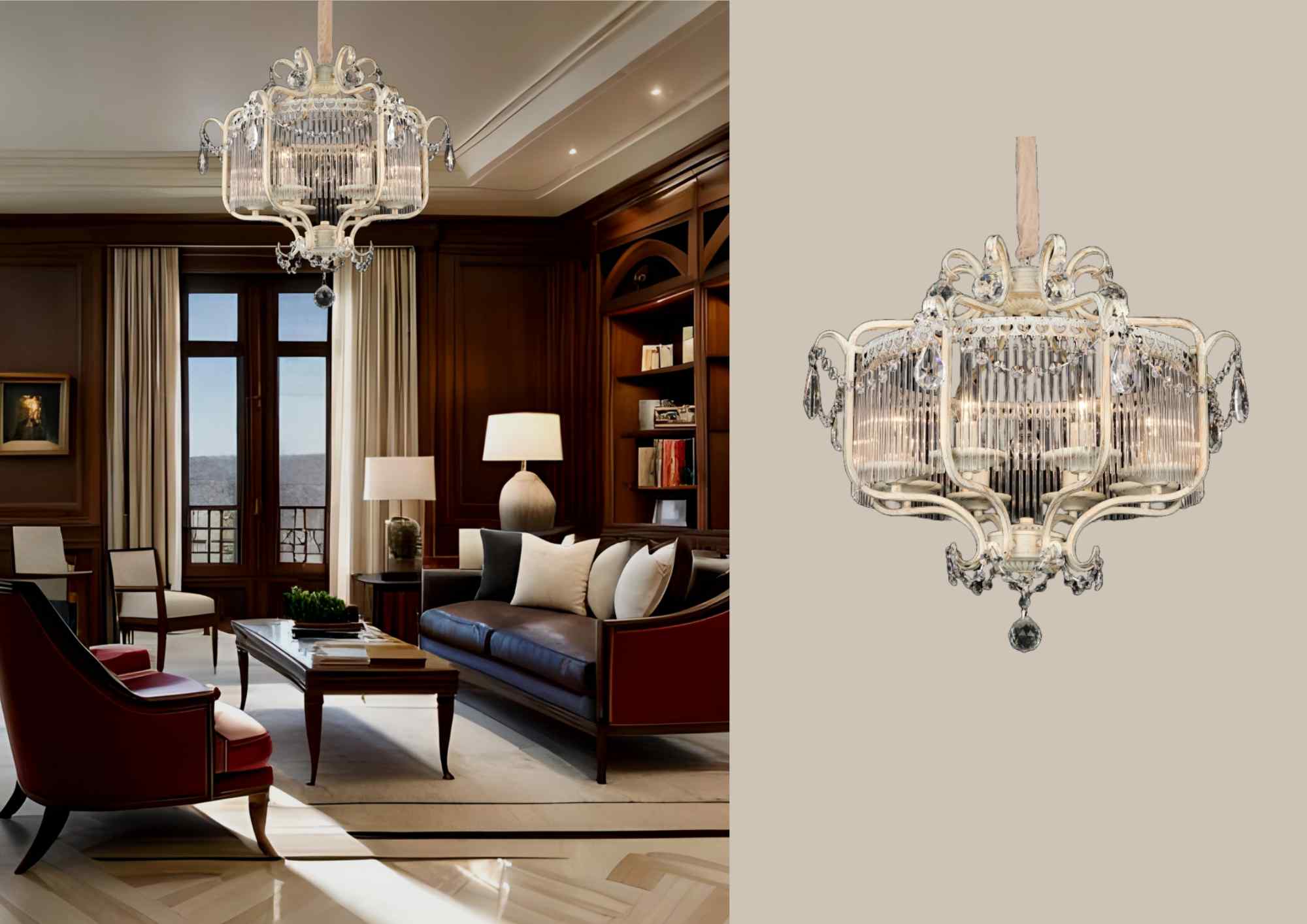 Beyond Lights - Crystal Chandelier Light