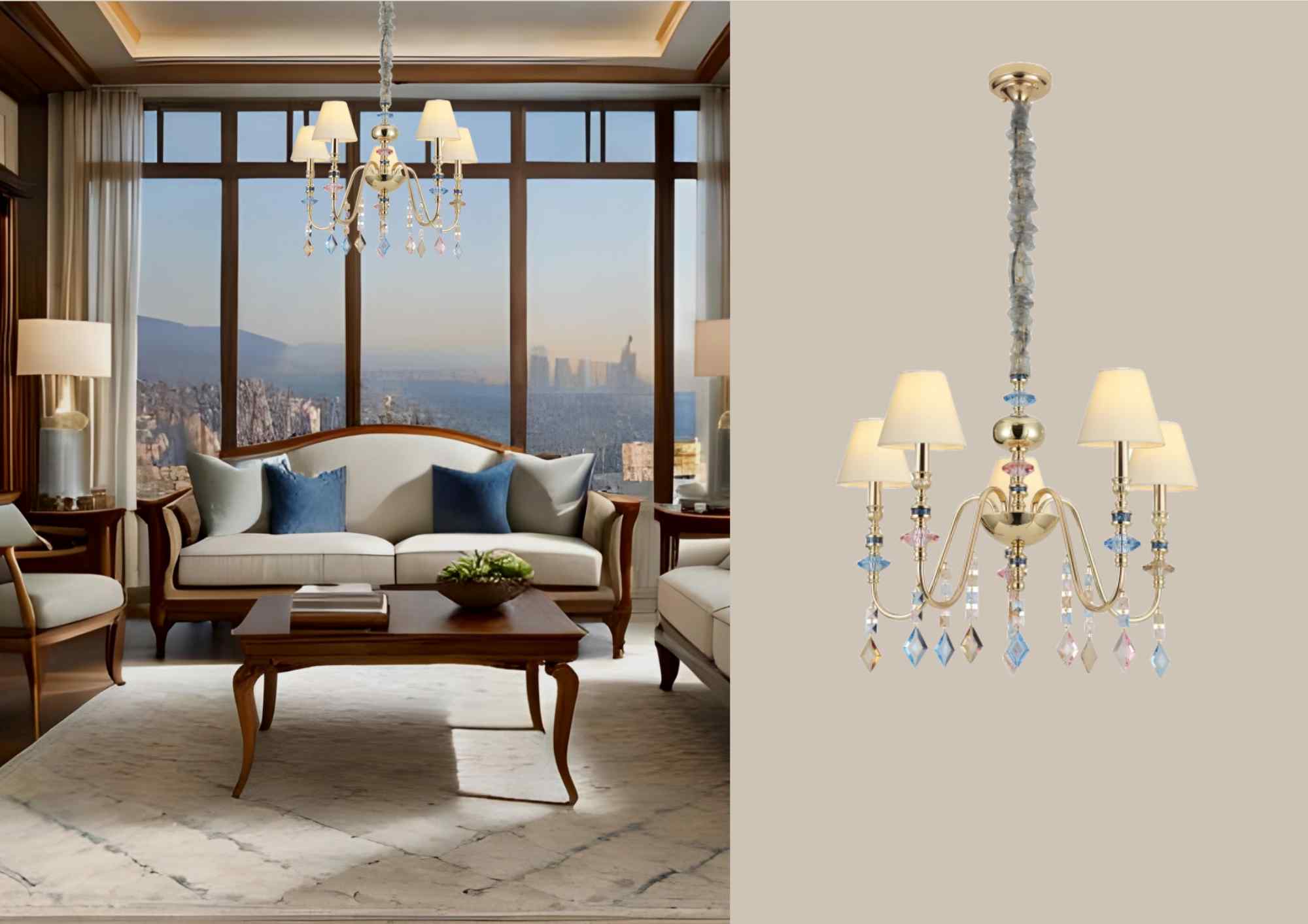 Beyond Lights - Crystal Chandelier Light