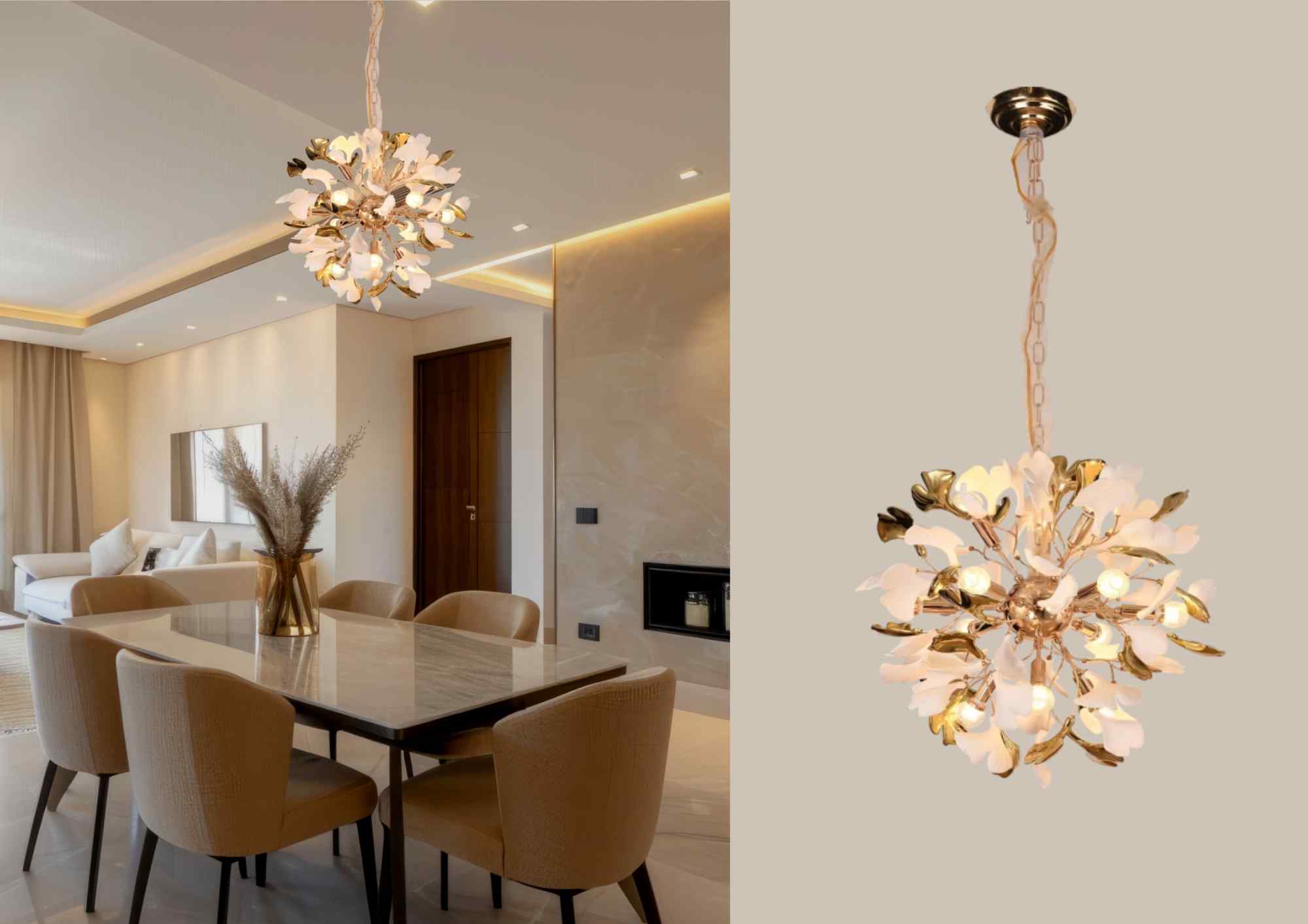 Beyond Lights - Floral Chandelier Light