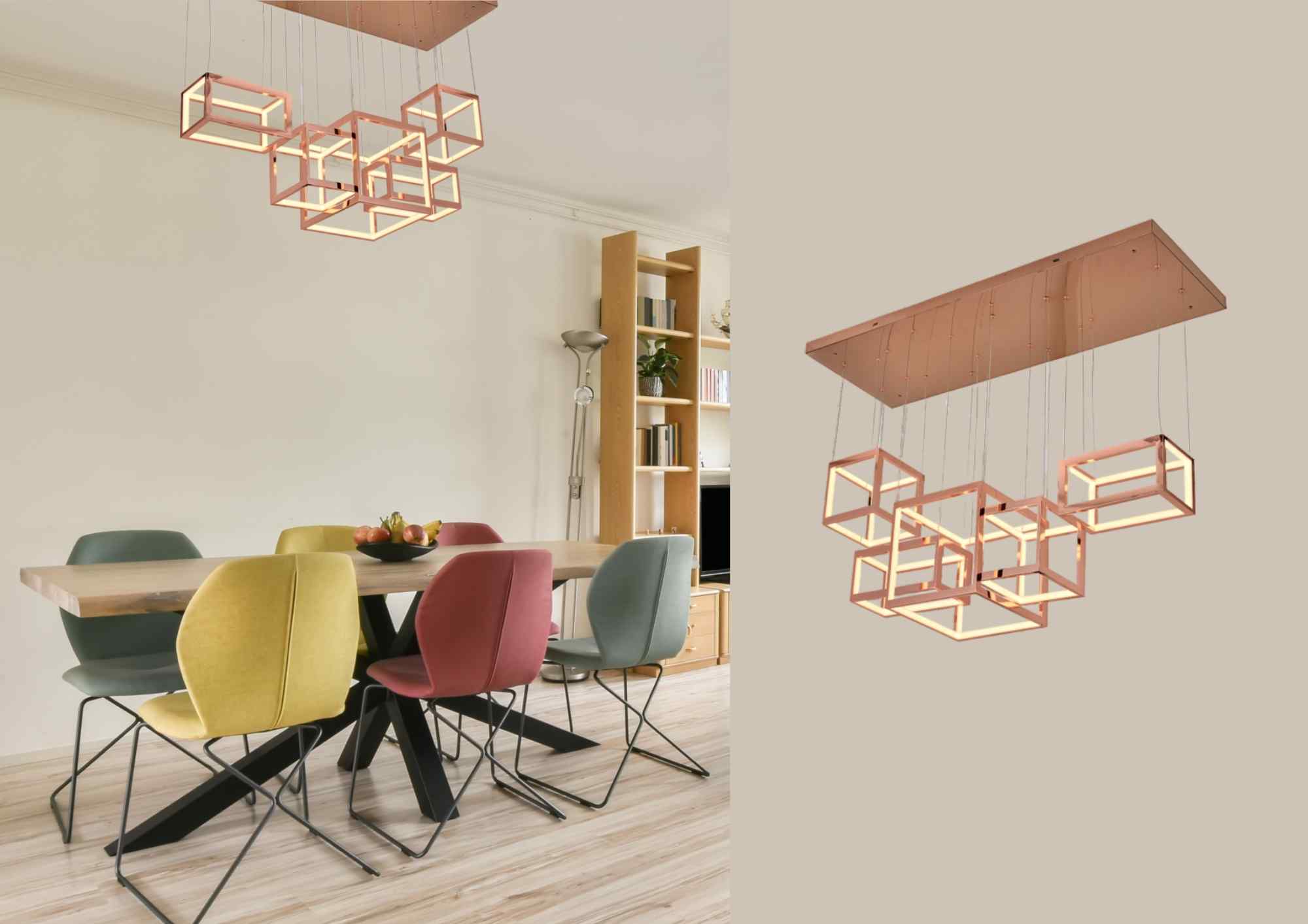 Beyond Lights - Cube Chandelier Light