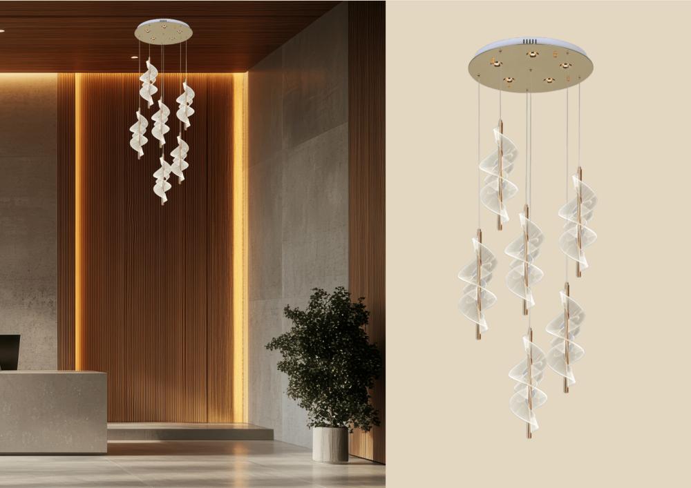 Beyond Lights - Spiral Pendant Light