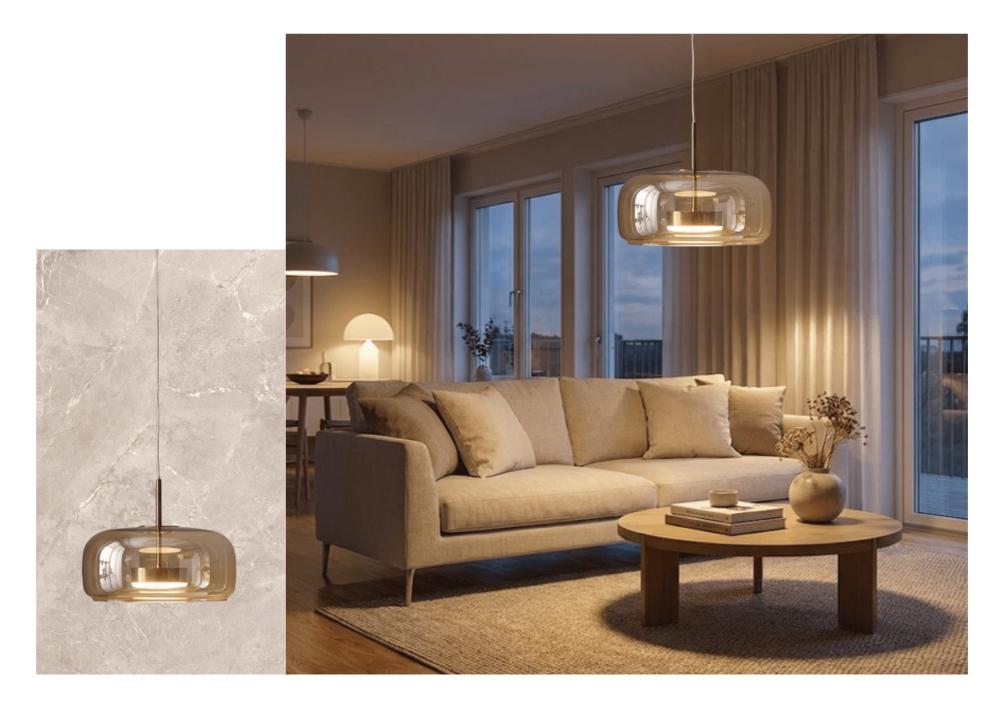 Beyond Lights - Glass Pendant Lamp