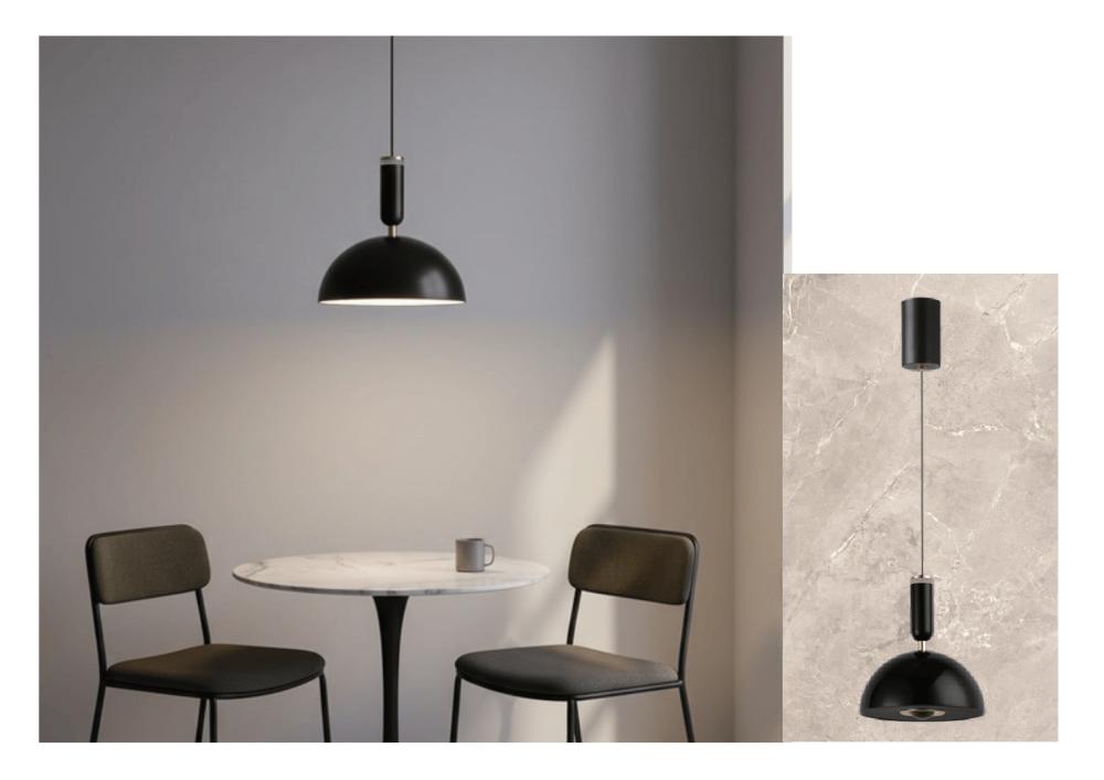 Beyond Lights - Black Pendant Lamp