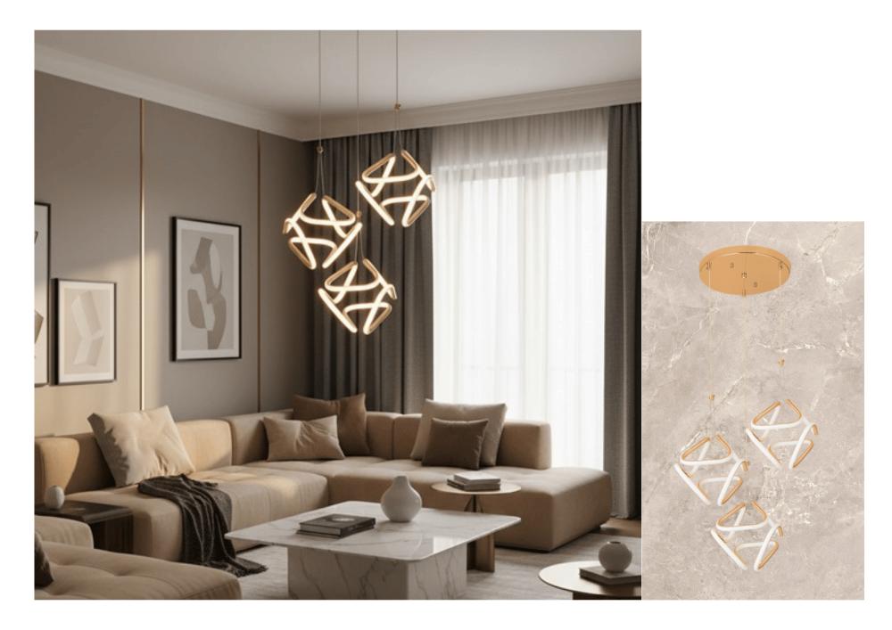 Beyond Lights - Geometric Pendant Light