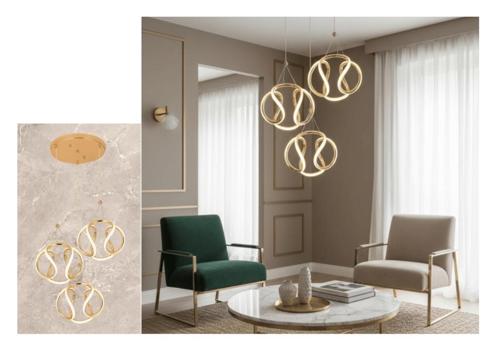 Beyond Lights - Gold Ring Pendant