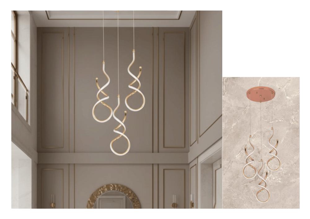 Beyond Lights - Spiral Pendant Light