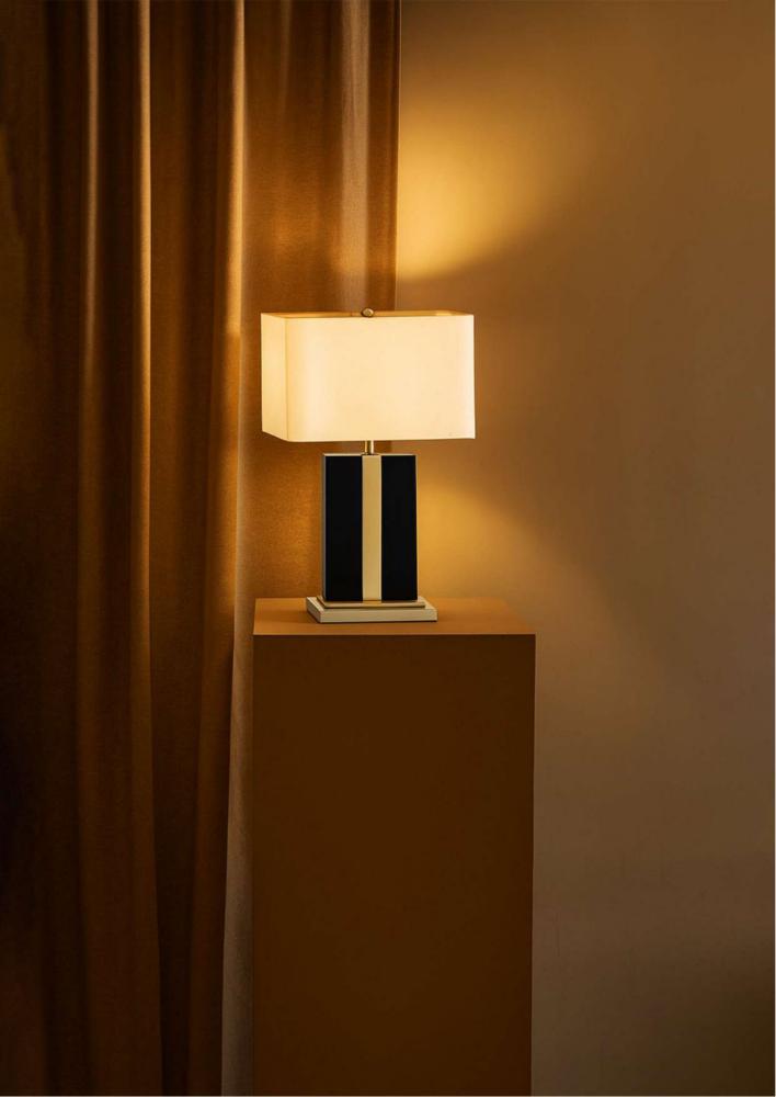 Beyond Lights - Navy Gold Lamp
