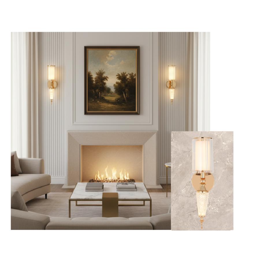 Beyond Lights - Crystal Wall Light