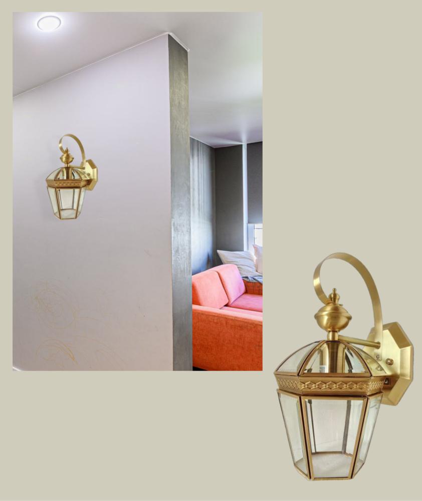 Brass Wall Light