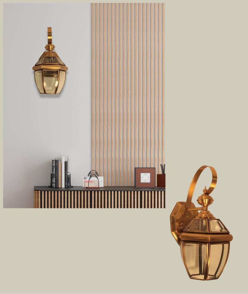 Beyond Lights - Brass Wall Light