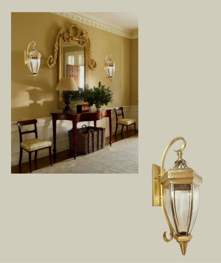 Beyond Lights - Brass Wall Light