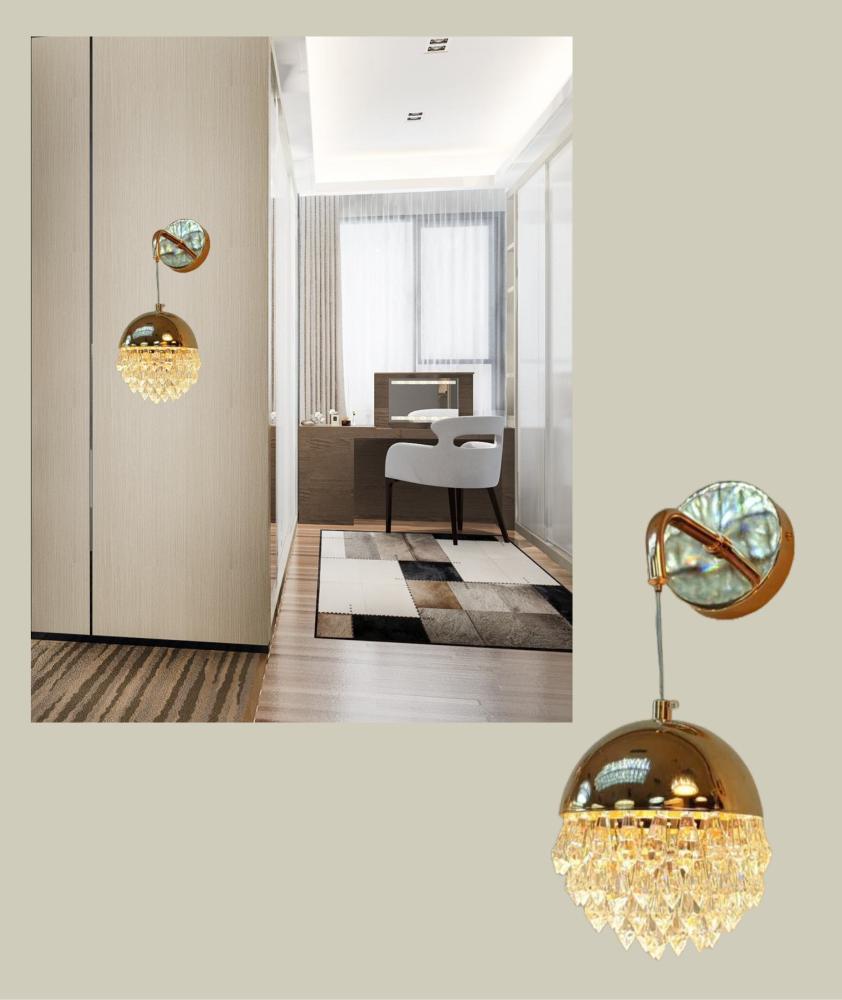 Beyond Lights - Crystal Wall Light