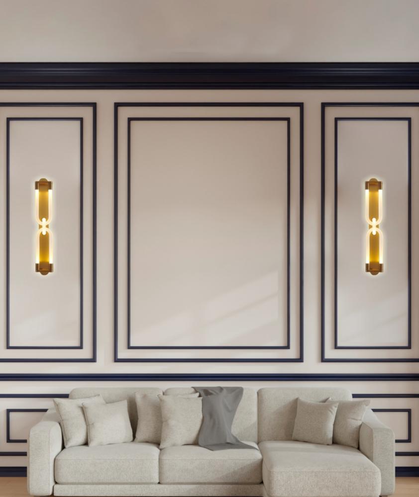 Beyond Lights - Gold Wall Light