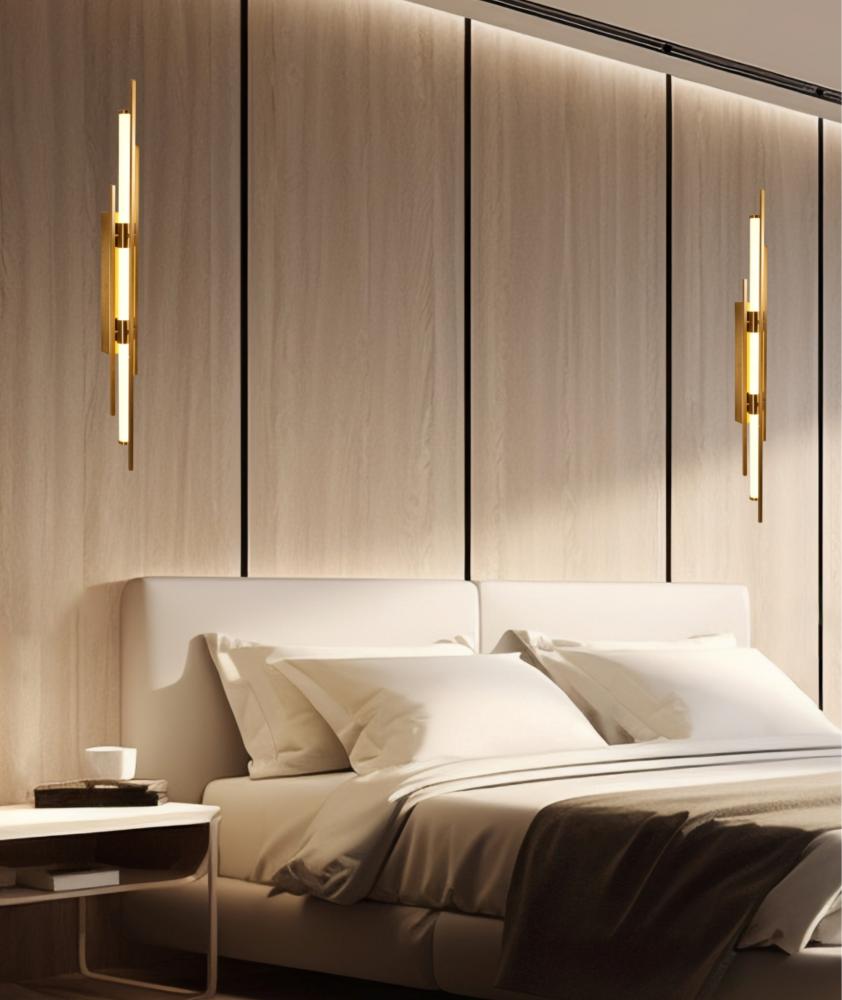 Beyond Lights - Gold Wall Light