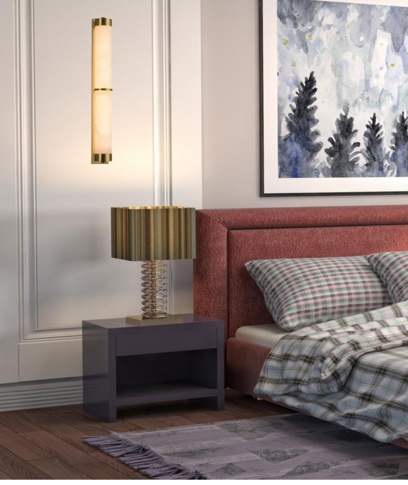 Beyond Lights - Brass Wall Light