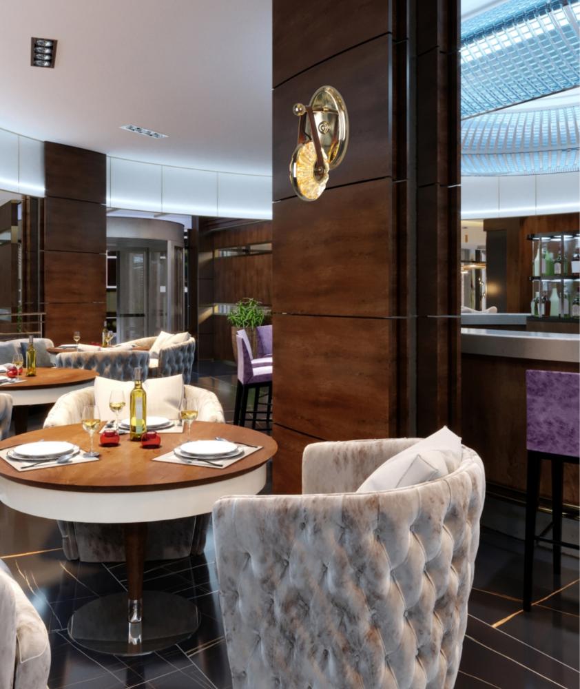 Beyond Lights - Gold Wall Light