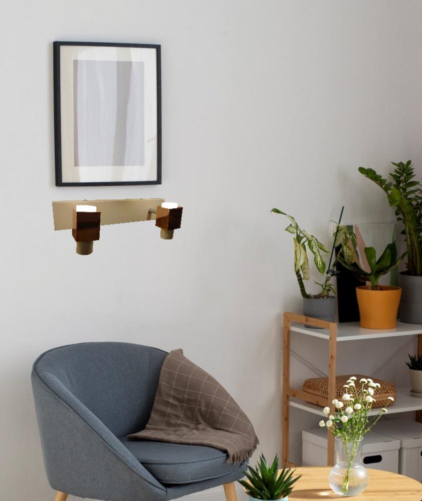 Beyond Lights - Brass Wall Light