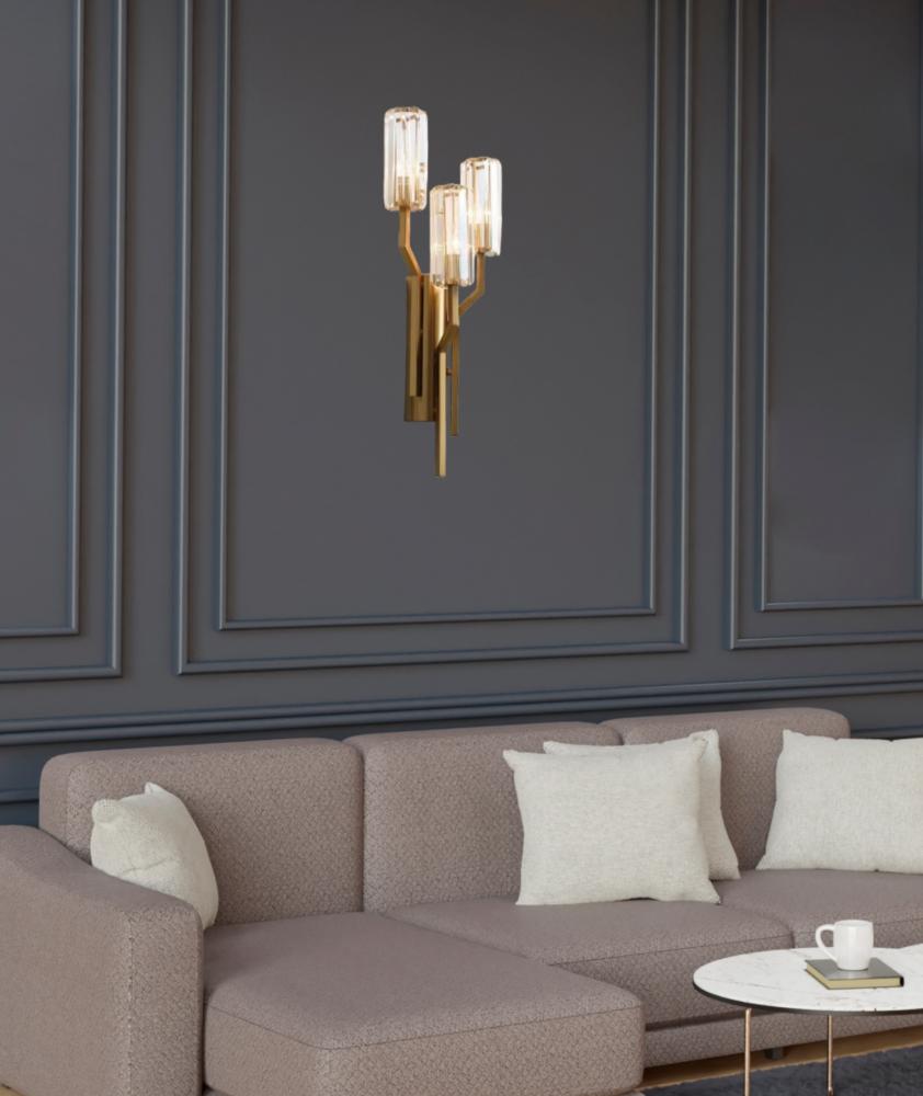 Beyond Lights - Gold Wall Light