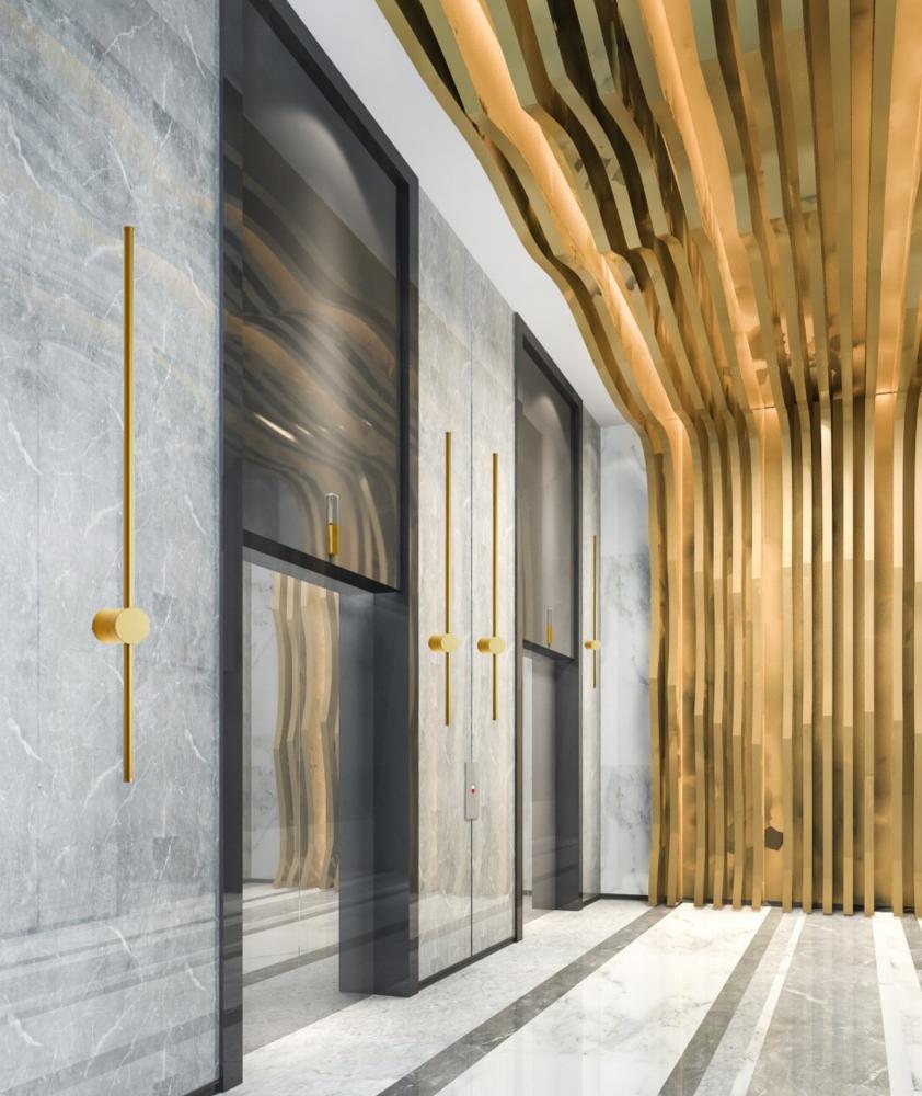 Beyond Lights - Gold Linear Light