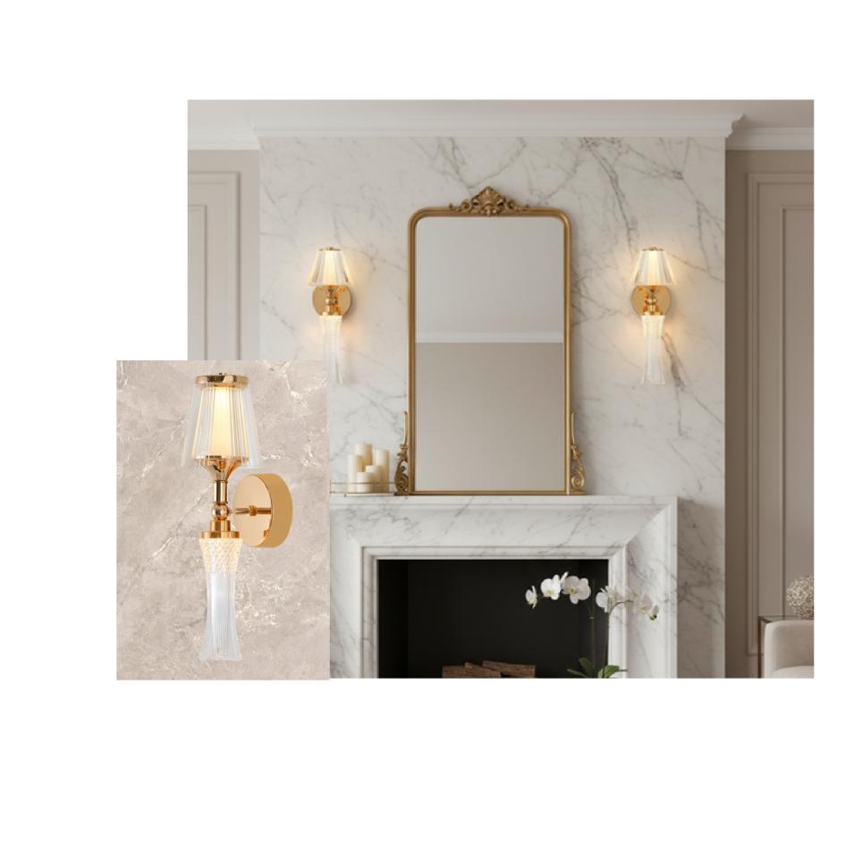 Beyond Lights - Crystal Wall Light
