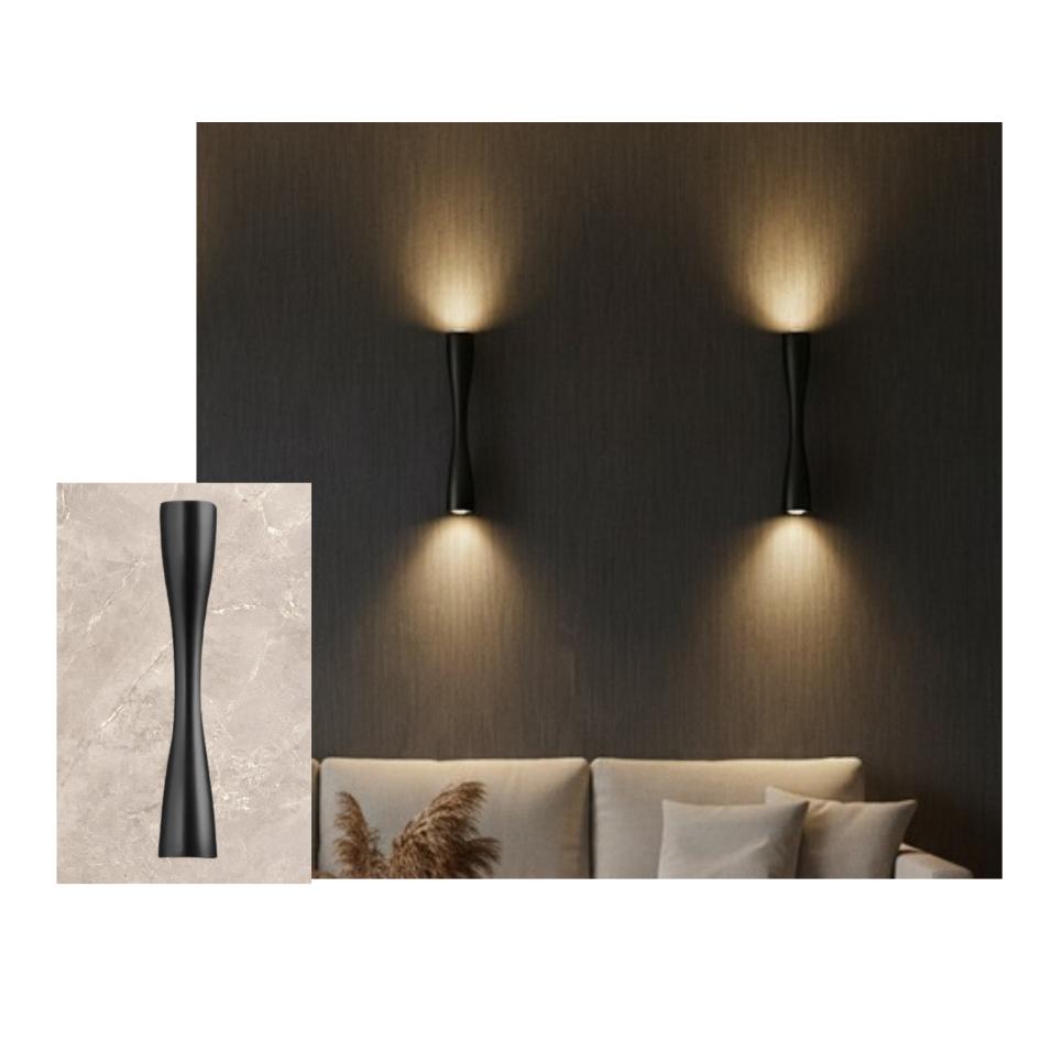 Beyond Lights - Black Wall Light