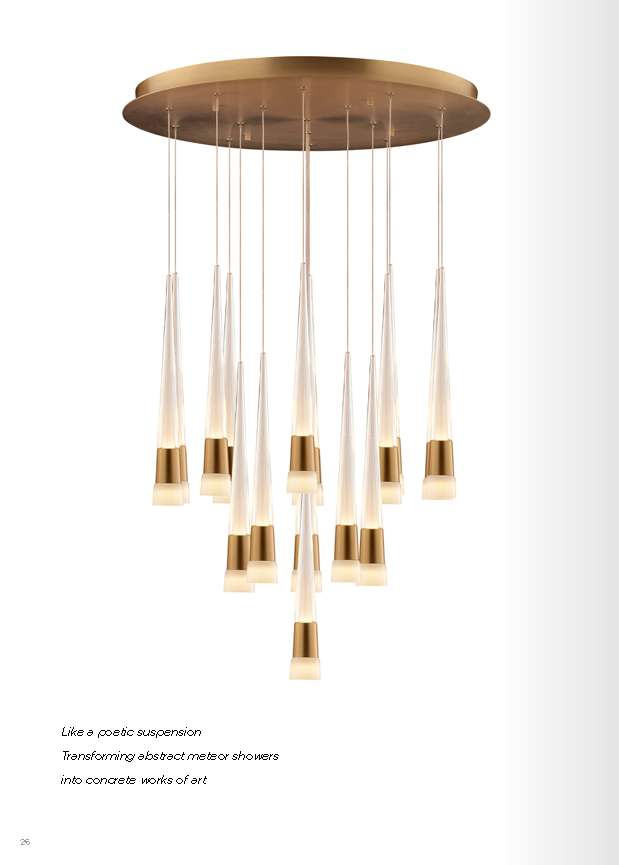 Beyond Lights - Gold Pendant Lighting