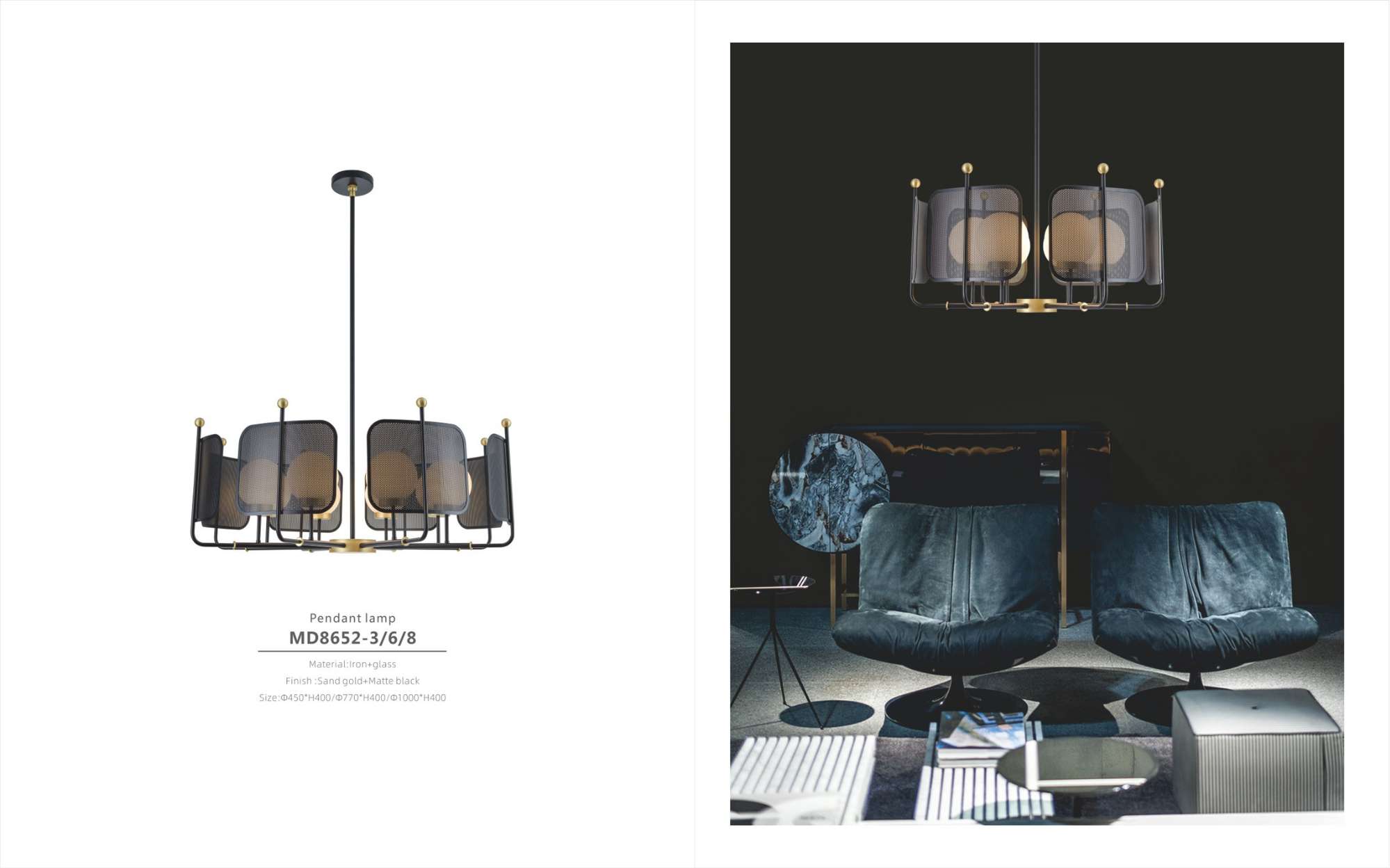 Beyond Lights - Iron Pendant Lamp