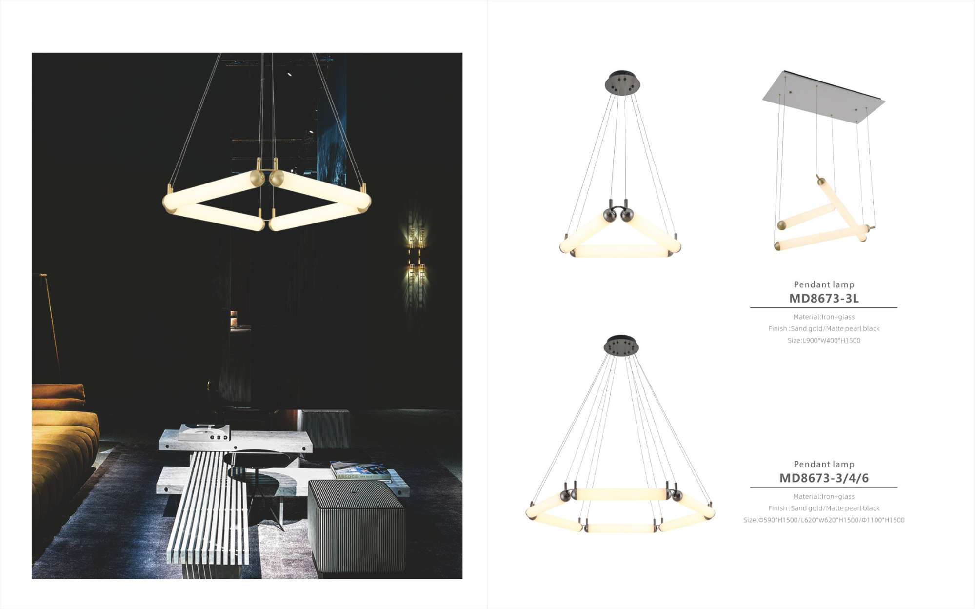 Beyond Lights - Linear Pendant Lamp