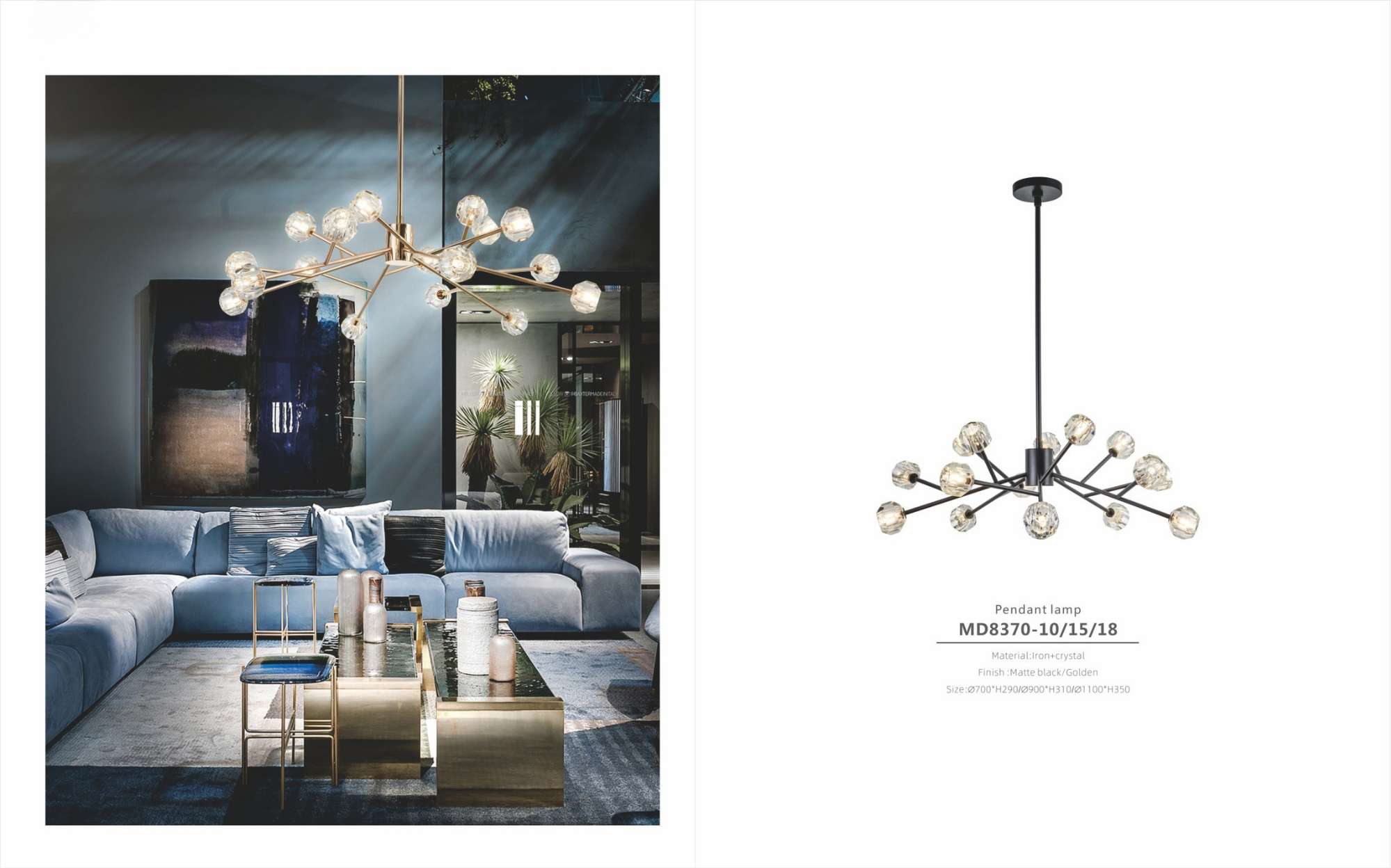 Beyond Lights - Crystal Pendant Lamp