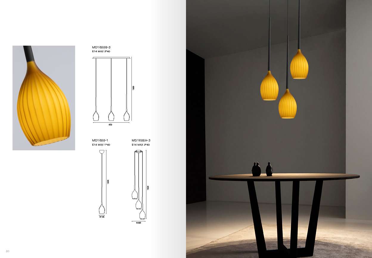 Beyond Lights - Yellow Pendant Lamp