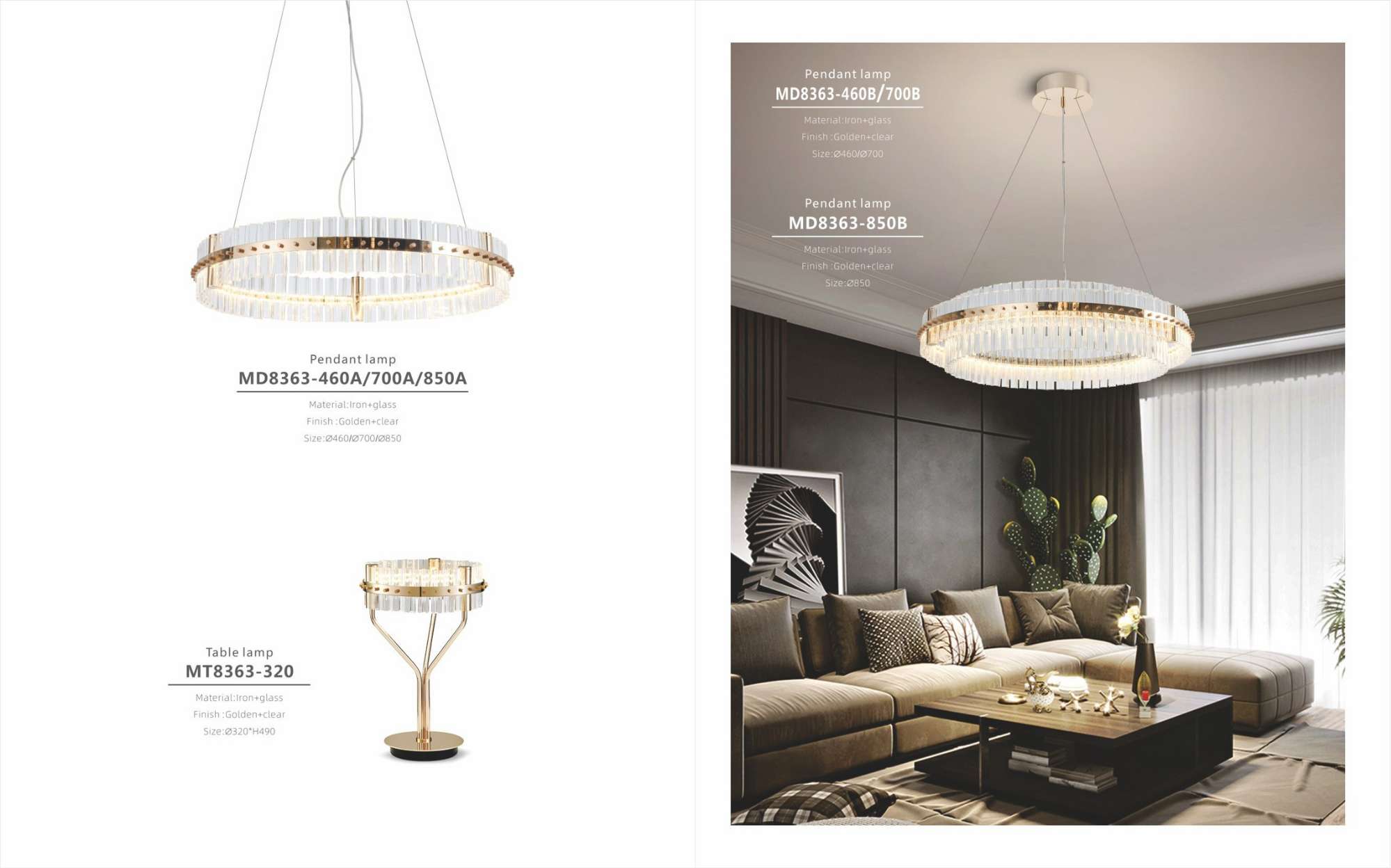 Beyond Lights - Crystal Pendant Lamp