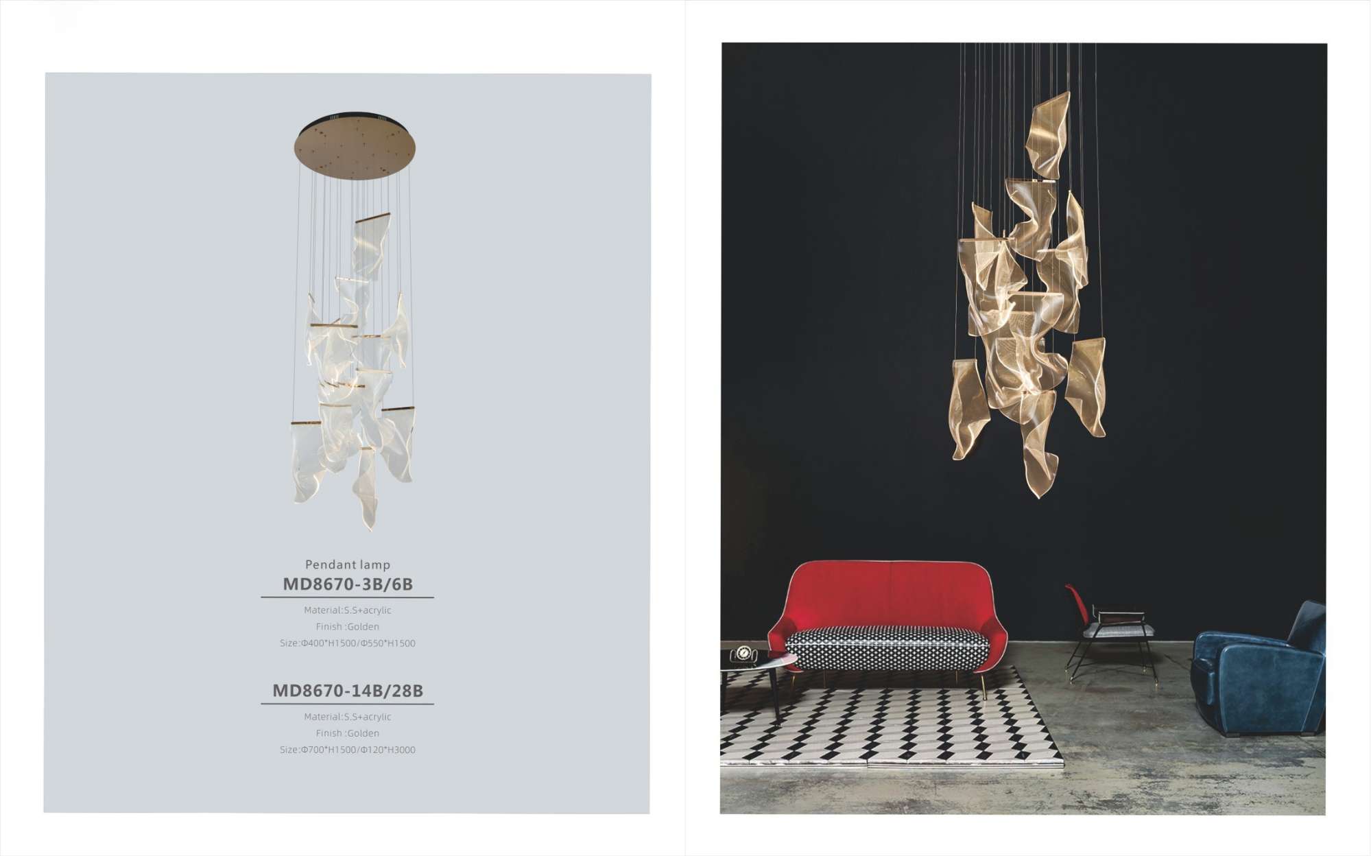 Beyond Lights - Acrylic Pendant Light