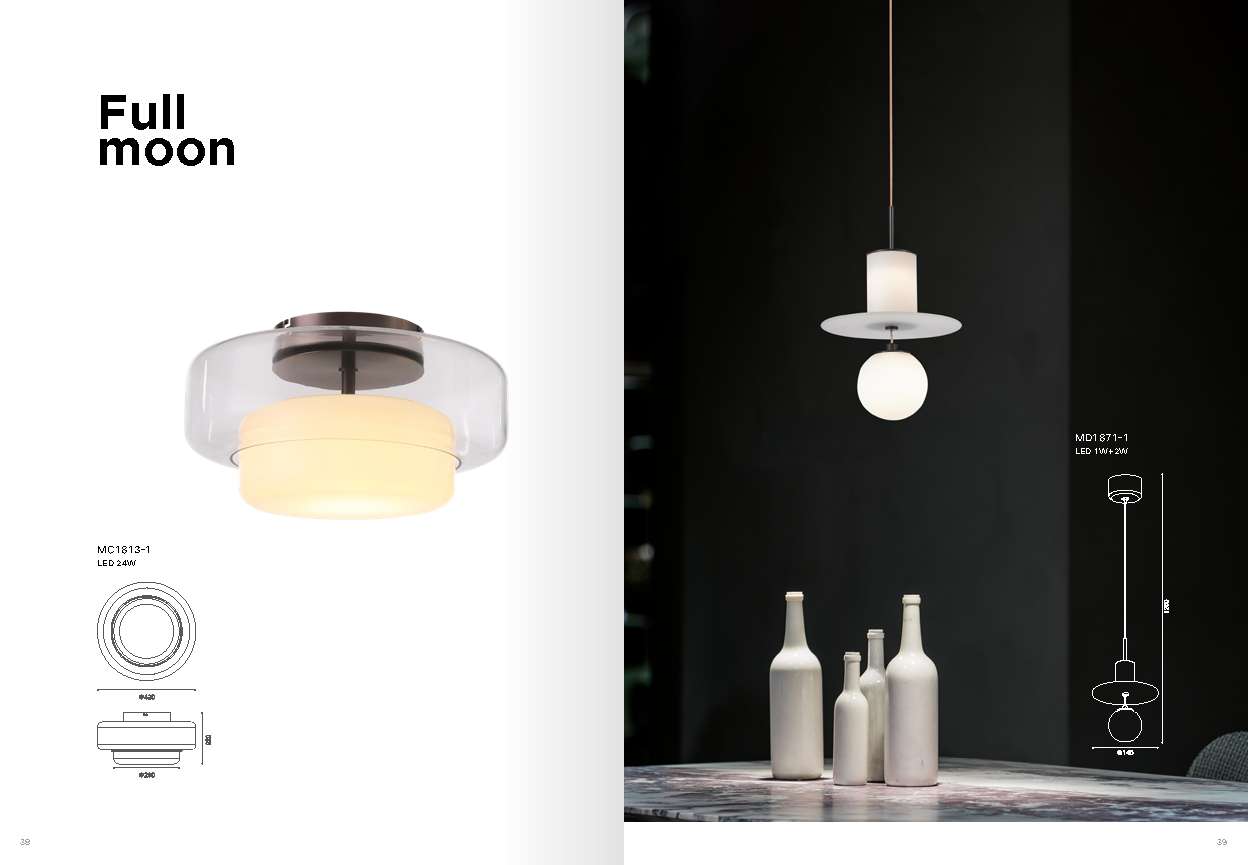 Beyond Lights - Glass Ceiling Light