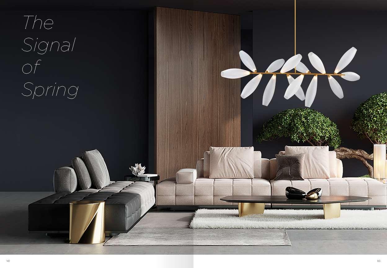 Beyond Lights - Leaf Chandelier Light