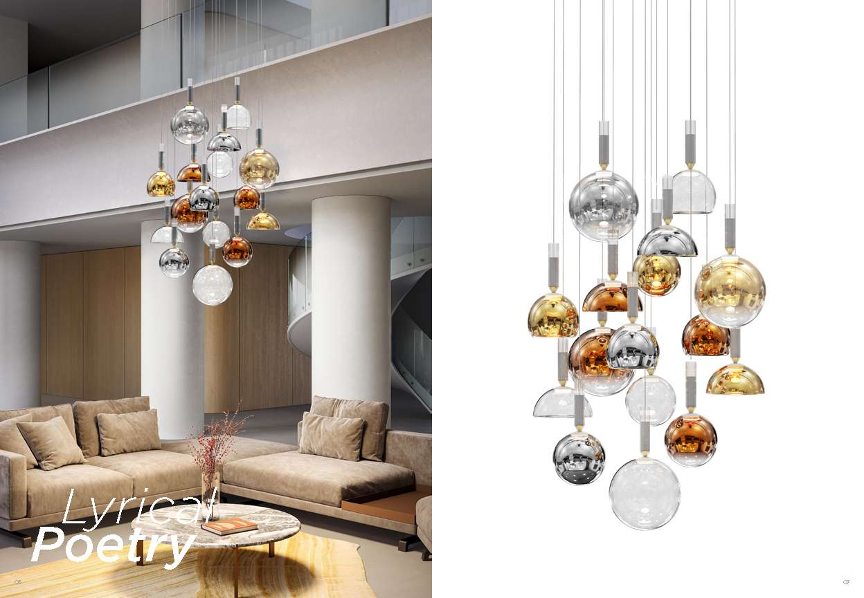 Beyond Lights - Glass Bubble Chandelier
