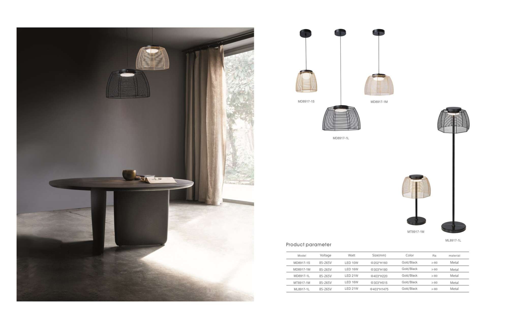 Beyond Lights - Metal Cage Pendant