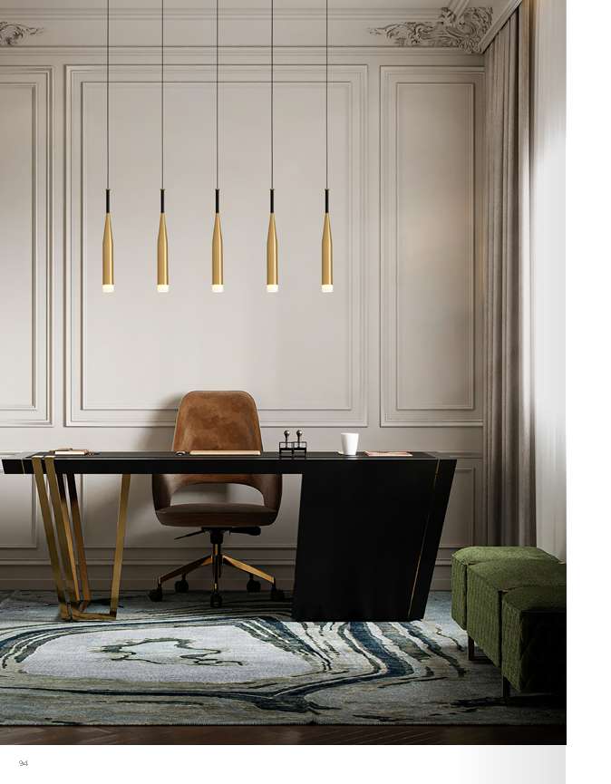 Beyond Lights - Gold Pendant Light