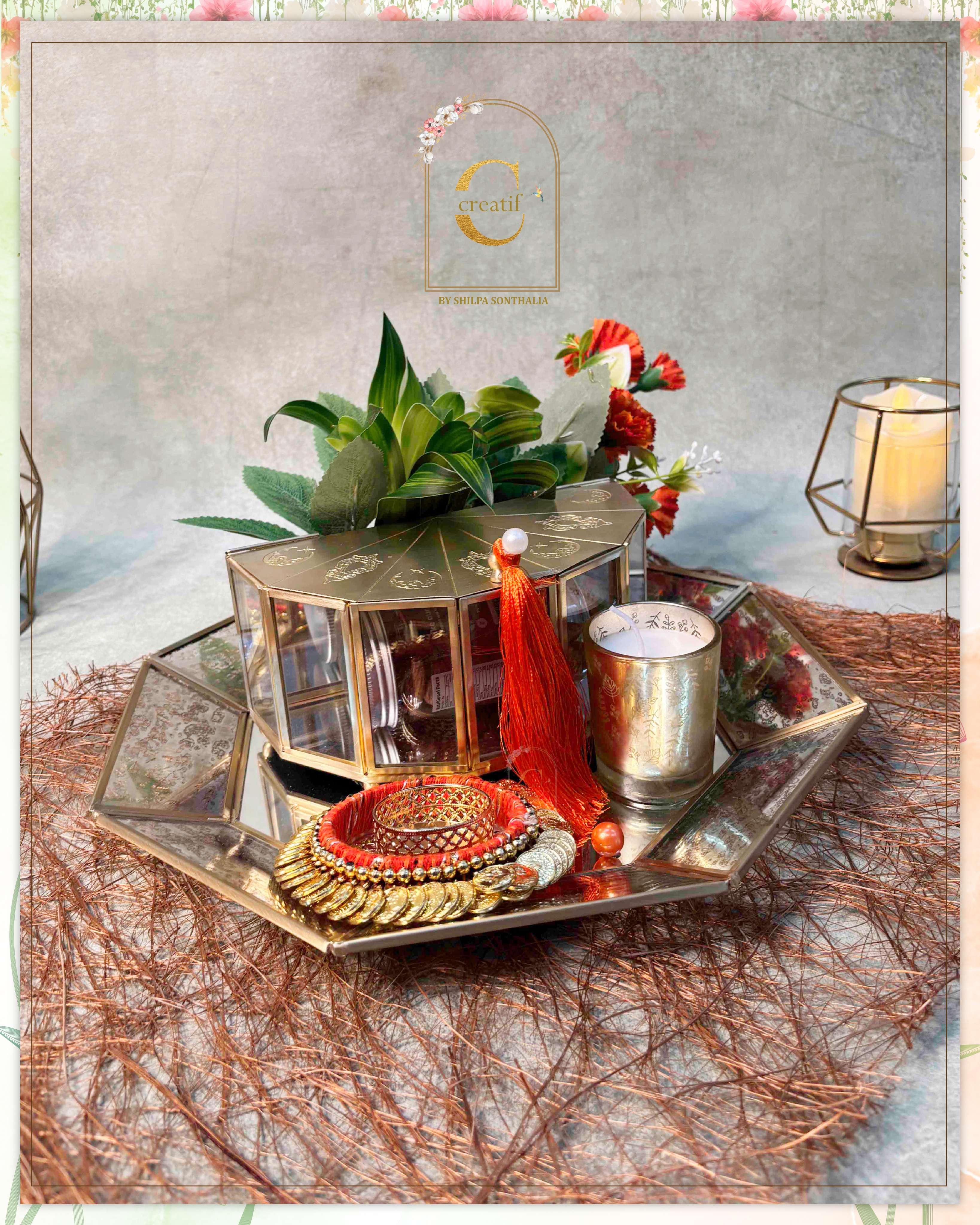 Orange Gold Delight Tray