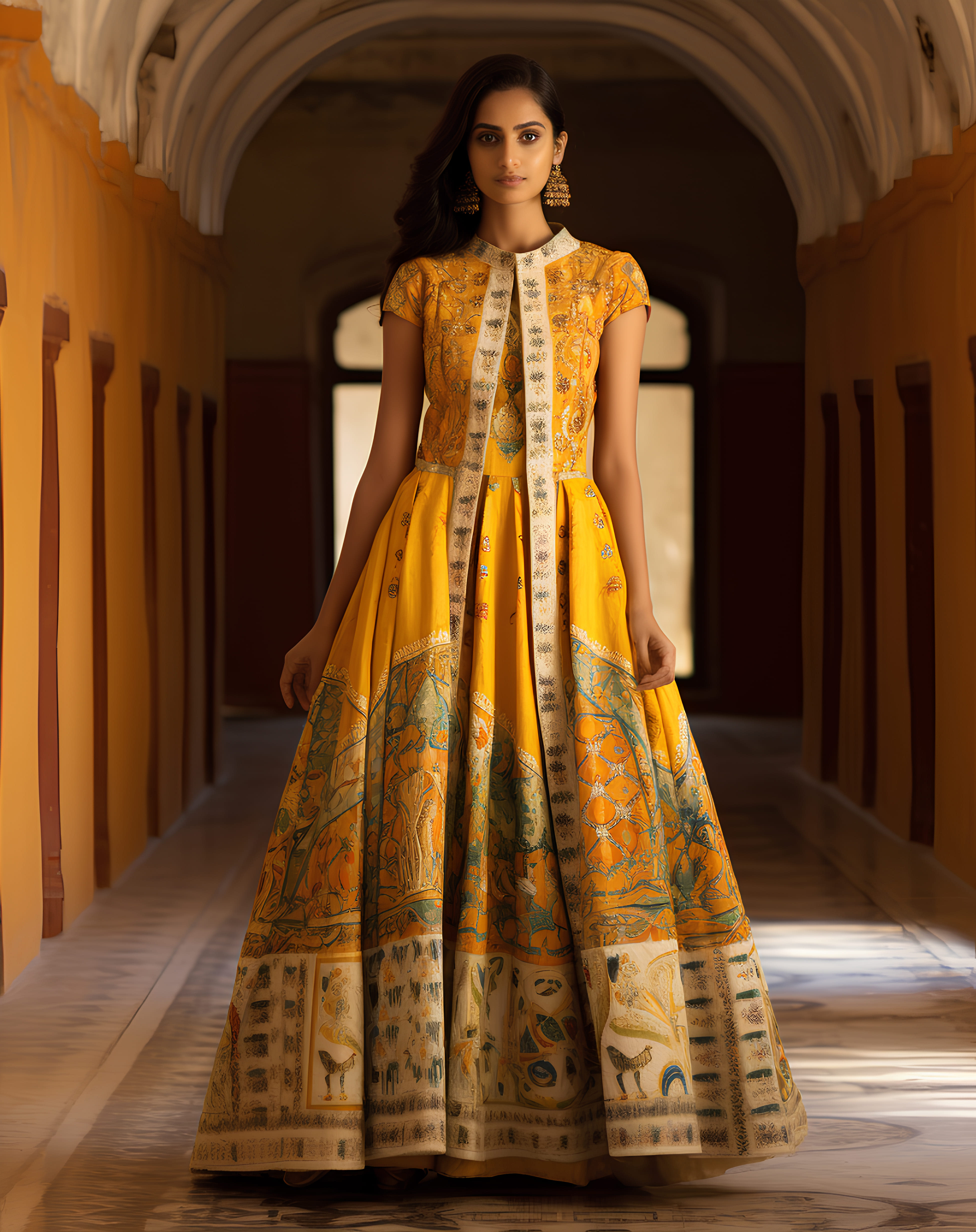 Diya Agarwal Official - Indo Western Gowns