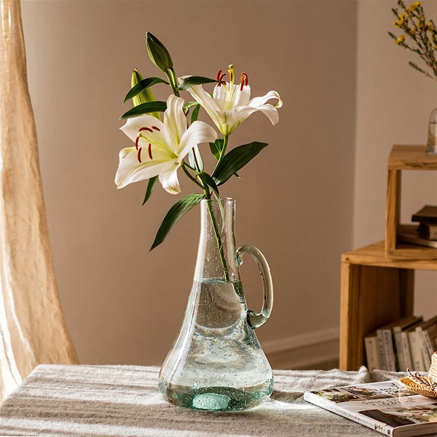 White Lilly Vase