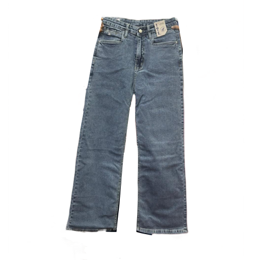 Girlfriend - Medium Wash Wide-Leg Jeans
