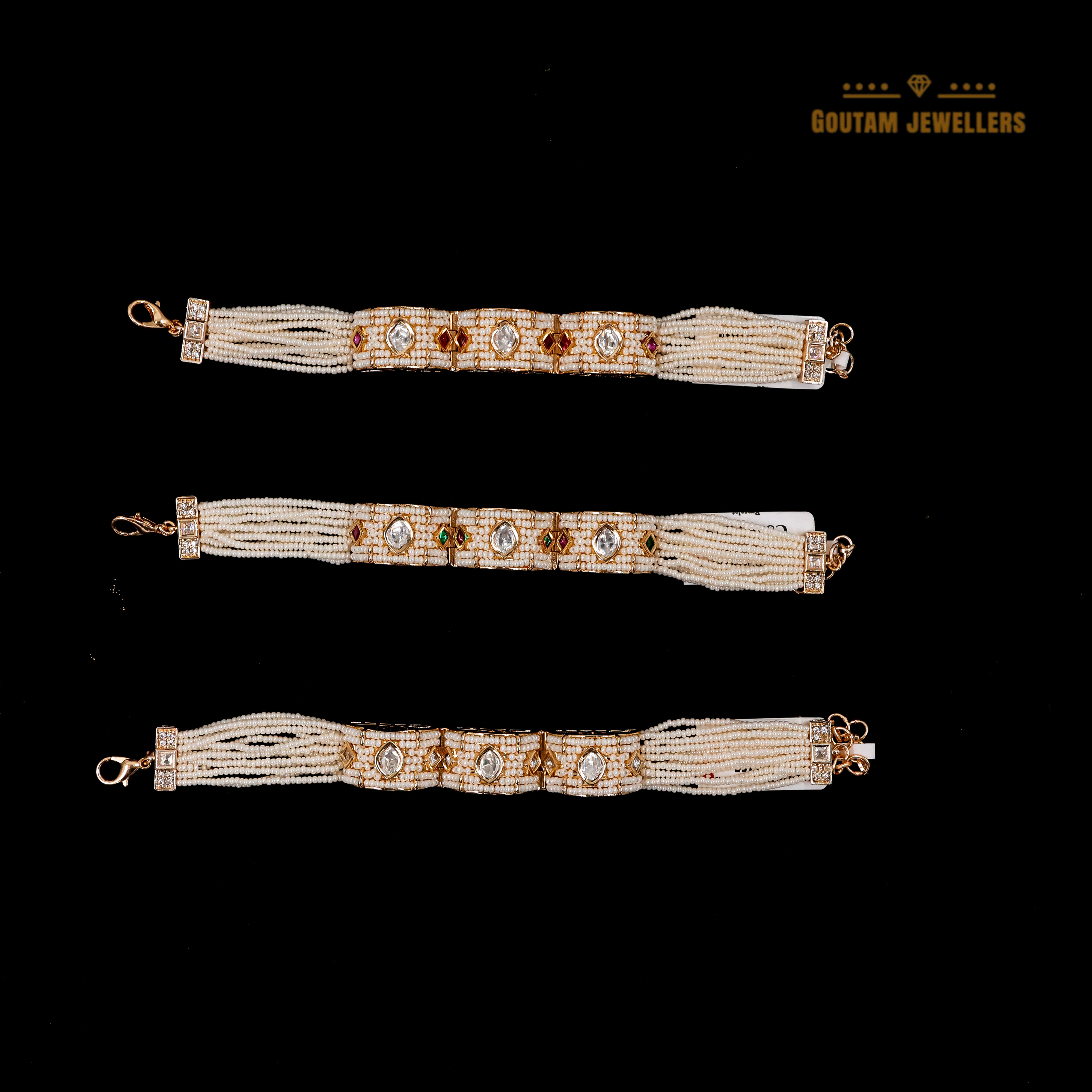 Goutam Jewellers By Ashok Rathod - Moti Polki Gajra